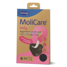 Hartmann MoliCare lady mosható női nedvszívó alsónemű (M) + 5db betét gyógyászati segédeszköz