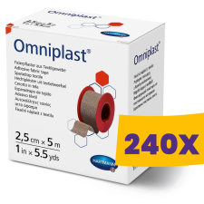 HARTMANN Omniplast ragtapasz 2,5cm x 5m 1db (Karton - 240 db) elsősegély
