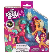 Hasbro Én kicsi pónim: Sárkányfény - Sötétben világító póni figuraszett játékfigura