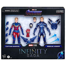 Hasbro Marvel Legends Avengers: Endgame Captain Marvel &amp; Rescue Armor Figura Szett 15cm játékfigura