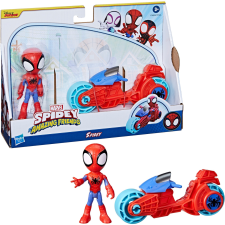 Hasbro Marvel Spidey és csodálatos barátai - Spidey akciófigra motorkerékpárral akciófigura