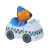 Hasbro Peppa Malac Kicsi Buggy: Freddy róka rendőrkocsival - Hasbro