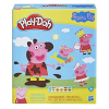 Hasbro Play-Doh: Peppa Malac Stylin gyurmakészlet kiegészítőkkel (F1497) (F1497) - Gyurmák, slime