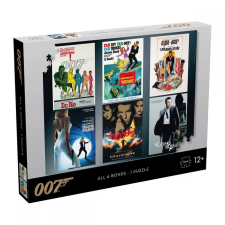 Hasbro Puzzle játék 1000 darabos James Bond mozifilm poszterek puzzle, kirakós