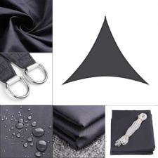  Hatalmas háromszögalakú napvitorla - - grafit kerti bútor