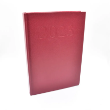  Határidőnapló agenda Standard A5, napi, fehérlapokkal (bordó) 2023. Bluering® határidőnapló