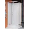  Hátfalas zuhanykabin tálcával negyedköríves 90X90X200