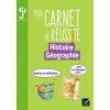 Hatier Mon carnet de réussite Histoire-Géographie 5e - Ed. 2024 - Carnet élève | Marie-Anne Schaumasse-Vandroy