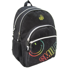  Hátitáska Smiley 2 fekete iskolatáska