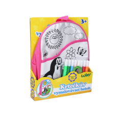  Hátizsák - Kisvakond rózsaszín 30 cm + 8 marker 011820 filctoll, marker