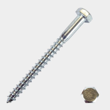  Hatlapfejű állványcsavar 6x140 /Horganyzott/ barkácsolás, csiszolás, rögzítés