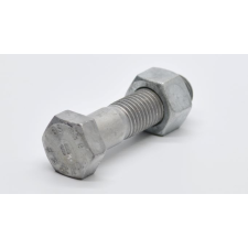  Hatlapfejű részmenetes csavar anyával DIN 931+Mu M24x90 8.8 Fvz. (ISO) barkácsolás, csiszolás, rögzítés