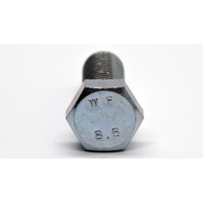Hatlapfejű tövigmenetes metrikus HTL csavar M 16x80mm 8.8 minőség DIN 933 barkácsolás, csiszolás, rögzítés