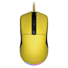 Hator HTM-512 Pulsar 2 6200dpi Wired Gaming Egér - Sárga (HTM-512) egér