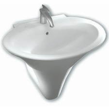 Hatria Sculture mosdótál 77x58.5 cm ovális fehér YR3701 fürdőkellék