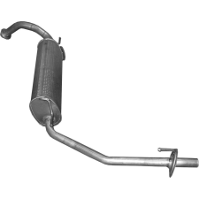  hátsó kipufogódob K09_37ALU kipufogó alkatrész