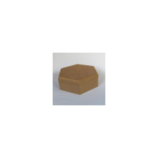 Hatszögletű doboz, mérete: 240x125x75 mm dekorációs kellék