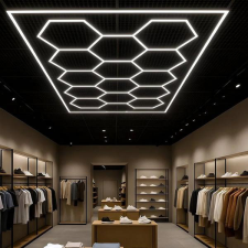  Hatszögletű LED Mennyezeti Lámpa 14 Rács Kerettel NL1153999 világítás