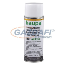 HAUPA 170108 HUPairXtra Sűrített levegő spray, nem éghető, 400 ml tisztító- és takarítószer, higiénia