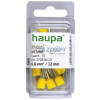 HAUPA 270818 Szigetelt érvéghüvely, 6mm2, 12mm, sárga, 10db/cs