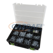 HAUPA 792816 “Mix Tx” csavarkészlet, dobozos, 1475 db barkácsolás, csiszolás, rögzítés