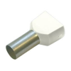 HAUPA Érvéghüvely szigetelt iker 2x 0.5mm2 8mm fehér Haupa - 270778