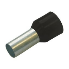 HAUPA Érvéghüvely szigetelt normál 6mm2 12mm fekete Haupa - 270738 villanyszerelés