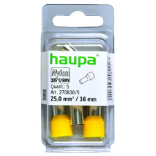HAUPA GmbH Haupa érvéghüvely szigetelt 25/16 sárga 270830/5 SmallPack (5db/blisz villanyszerelés