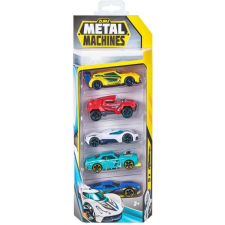 Hausmann Metal Machines: 5 db-os kisautó szett, 1:64, 1. széria - többféle autópálya és játékautó