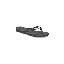 Havaianas Lábujjközös papucsok SLIM LOGO METALLIC Fekete 33 / 34 női papucs