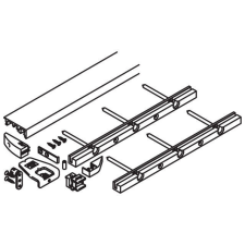 HAWA 25481 Folding Concepta 25 alsó profil 2000mm ezüst bútor