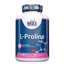 HAYA LABS Haya Labs – L-Proline 1000mg / 100caps vitamin és táplálékkiegészítő