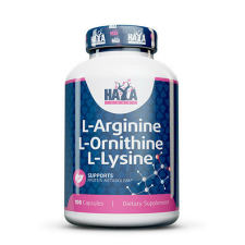 HAYA LABS - L-Arginine L-Ornithine L-Lysine /100 kapszula vitamin és táplálékkiegészítő