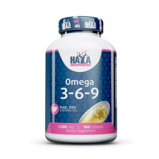 HAYA LABS - Omega 3-6-9 / 100 lágykapszula vitamin és táplálékkiegészítő