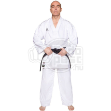 Hayashi Karate ruha, Hayashi, WKF, Air Delux , fehér színes hímzéssel, Fehér-kék szín, 200 cm méret