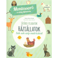 Háziállatok - Montessori foglalkoztató füzet 3-4 éveseknek gyermek- és ifjúsági könyv