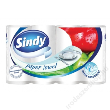 Háztartási papírtörlő, 2 rétegű, 4 tekercses, Sindy (KHH293) higiéniai papíráru