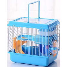 HB Pet Hörcsög Ketrec 26×29×20cm teljes szett-Kék ketrec, szállítóbox rágcsálóknak