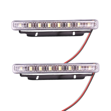 HD DRL Nappali menetfény 2x8db fehér LED LA-589 egyéb autós eszköz