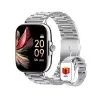 HD okos sportóra – Ezüstös ötvözet szíjjal QC8431496-6