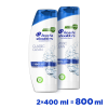 Head&Shoulders Head & Shoulders Classic Clean Sampon 2x400 ml