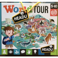 Headu 3D puzzle- Utazás a világ körül-Headu puzzle, kirakós