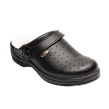 Health And Fashion Shoes Scholl Bonus Unisex Klumpa-Fekete 35-46 női papucs