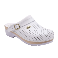 Health And Fashion Shoes Scholl Clog S/Comfort B/S Ce Unisex Klumpa-Fehér 35-46 női papucs