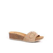 Health And Fashion Shoes Scholl Rapallo Buckle bézs 38 -Női Papucs női papucs
