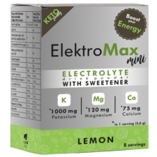 Health Market ElektroMax mini citrom ízű italpor 8db Health Market vitamin és táplálékkiegészítő