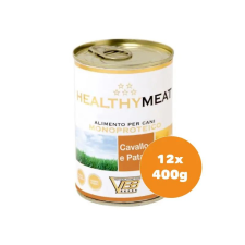 Healthy Meat ló 95% monoproteines paté, burgonyával felnőtt kutyáknak 12x400g kutyaeledel