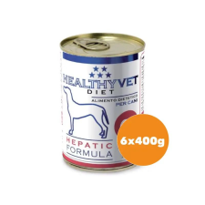 Healthy Vet Diet Dog Hepatic - máj támogatására felnőtt kutyáknak 6x400g kutyaeledel