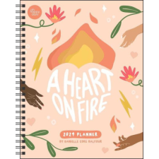  Heart on Fire 12-Month 2024 Monthly/Weekly Planner Calendar – Danielle Coke Balfour naptár, kalendárium