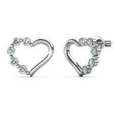 HEART- Swarovski kristályos fülbevaló fülbevaló